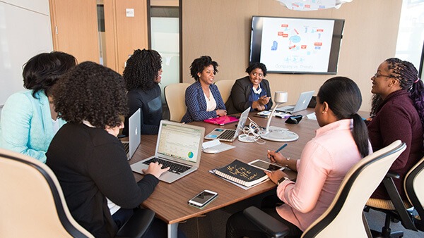 Women in a meeting